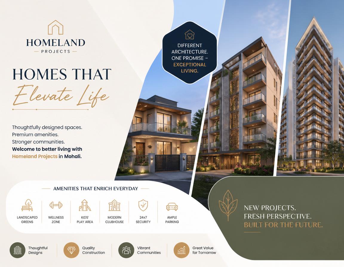 Homeland New Launch Projects in Mohali