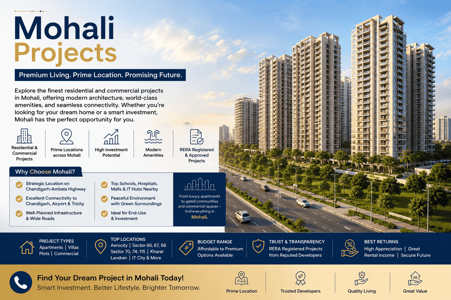 Mohali Upcoming Projects 2025